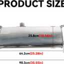 Exhaust Muffler Compatible with Ford Escape 2013 2014 2015 2016 1.6L, Compatible with Ford Escape 2017-2019 1.5L, Compatible with Ford Escape 2013-2019 2.0L 2.5L