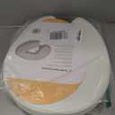 DMI Raised Toilet Seat Toilet, Toilet Seat Riser, Seat Cushion and Toilet Seat Cover to Add Extra Padding to the Toilet Seat while Relieving Pressure, 2 Inch Pad, White