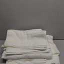 REDKISS 8 Piece Ivory Towels Set - 100% Cotton Towels Set with 2 Large Bath Towels, 2 Hand, 4 Washcloths, 600 GSM Highly Absorbent Bath Towel Sets, Cream Quick Dry Shower Towel for Family Dorm Gym