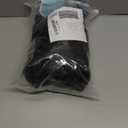 Magnetic Fly Screen Door with Stay Open Buckles - Heavy Duty Self-Sealing Mesh,Powerful Magnets,Full Frame Magic Tape (Fit for Door Size:30x80 Inch,Screen Itself Size:32x82 Inch, Black)