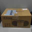 Boombox CD Player Portable, Cassette Player Combo with CD MP3 Bluetooth AUX TF USB FM Radio AC/DC Powered, Boom Box with Remote Control, Headphone Jack, Stereo Sound for Home,Kids,Gift