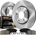 PowerStop Rear Brake Kit For Subaru Legacy 2015-22 |Outback 2015-23 |WRX 2016-24 - Disc Rotors & Ceramic Brake Pads Replacement, KOE7039
