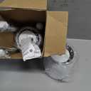 Toilet Brush, 2 PCS Toilet Brush and Holder with 304 Stainless Steel Handle, Space Saving Toilet Bowl Brush for Storage, Durable Bristles Toilet Scrubber for Bathroom Cleaning