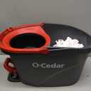 O-Cedar EasyWring Microfiber Spin Mop & Bucket Floor Cleaning System + 2 Extra Refills, Red/Gray