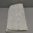 jinchan Semi Sheer Kitchen Curtains for Window 24 Inch Mini Pom-Pom Voile Tier Curtains Light Filtering Small Drapes for Bedroom Living Room Rod Pocket 2 Panels Sunlit Grove