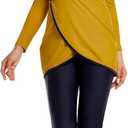 Full Swimming Costume Burkini for Women Modest Girls Swimsuit Islamic Swimwear Plus Size (Medium, T8)