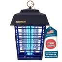  Flowtron Electric Bug Zapper 1/2 Acre Outdoor Insect Control with Dual Lure Method, 15W UV Light & Octenol Attractant for Fly & Mosquito, 5600V Kill Grid, Made in USA, UL Certified : Home Insect Zappers : Patio, Lawn & Garden