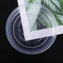 Clear Plastic Plant Pot Saucers,Plant Tray Flower Pot Drip Tray for Indoor Outdoor Garden Plants(15pack-Outer 15cm/6;19cm/7.5"; 25cm/10)
