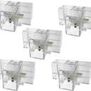 5 Pack Hexagon Garage Light Connectors 90° X Connector 2 Pin 3 Way LED Garage Light