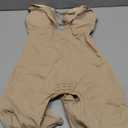 SHAPSHE Low Back Shapewear U Plunge Strapless Bodysuit for Women Tummy Control Built In Bra Thigh Slimmer Body Shaper Tan