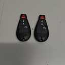 MechanMagic Key Fob Fobik Replacement Fits for Dodge Ram 1500 2013-2021 2500 3500 4500 5500 2013-2018 Pickup Truck Keyless Entry Remote Start Control GQ4-53T 4B Set of 2