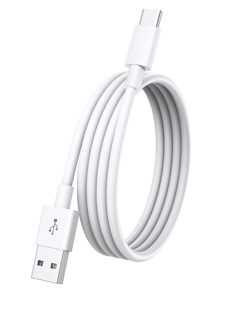 USB C Cable 3ft, Apple USB to USB C Cable 3A Charging, Flexible USB A to USBC Apple Cord for iPhone 16/16 Plus/16 Pro/16 Pro Max, 15 Pro Max (White)