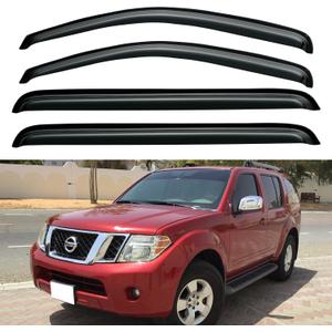 Window Visors Rain Guards Shield for 2005-2012 Nissan Pathfinder, Out-Channel Window Vent Wind Deflectors Visors Shades for 05-12 Nissan Pathfinder