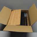 2 Set Magnetic Shelf for Refrigerator with Wood Lid, Fruit Potato & Onion Storage Bins, Pantry Organizers & Storage, Large Container Magnetic Spice Rack for Refrigerator, Kitchen Counter, Cabinet (Black)