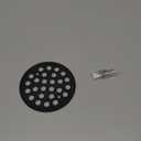 4-1/4 Inch Screw-in Round Floor Drain Cover Replacement Shower Drainer Grates (Oil Rubbed Bronze)