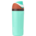 Owala Kids FreeSip Insulated Stainless Steel Water Bottle with Straw for Sports, Travel, and School BPA-Free Sports Water Bottle, 16 oz, Mint Chocolate