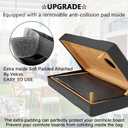 MUCITAGF Cornhole Carrying Case Fits 4' x 2' Regulation Size Board, Heavy-Duty 600D Cornhole Boards Bag with Protective Padded Foam and Extra Pockets for Cornhole Outdoor Games