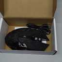 Wireless Gaming Mouse, Rechargeable Wireless Computer Mouse with Type-C Fast Charging, Ergonomic Mouse with 3 Adjustable DPI, 6 Silent Buttons, LED Light, Long Battery Life for Laptop, PC, Mac