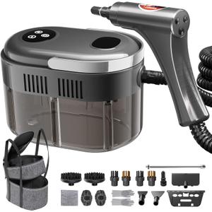 Steam Cleaner,15s Heat-Up,1.5L Tank,6-Level Adjustable Handle,Steamer for Cleaning,Portable Steamer for Cleaning with 20PCS Accessories,Steam Cleaner for Home,Car