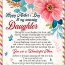 Mother's Day Card for Daughter, 5x7 Inches Greeting Card, Premium Envelope and Seal, Heartfelt Card from Mom and Dad, Unique Daughter Mothers Day Cards