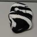 S-noilite Beanie Wig Hair Extensions,Natural Black Long Wavy Hair Extensions with Knitted Hat Wigs for Women 11 Inch