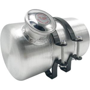 JSD AUTO PARTS 1 Gallon Fuel Tank 6'' x 10" 1/4 NPT Outlet End Fill Spun Aluminum Gas Tank for motorbike,mini bike,go kart