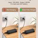 24V 5A 3-Pin Male XLR Connector Battery Charger Compatible with Jazzy Power Chair,Pride Mobility Scooter,Lakematic,Drive Medical,Golden Technologies,Shoprider,Rascal 200T/500T/301 Charger Power Cord