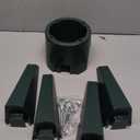 FORUP Christmas Tree Stand, Xmas Tree Base Stand, Christmas Tree Holder for Real Trees, Green