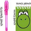 24 Pcs Super Bros Party Favors | Set of 12 Invisible Ink Pen and 12 Super Bros Mini Notepads | Gift Bag Stuffers for Super Bros Party Supplies