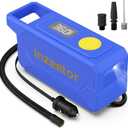 150 PSI Tire Inflator Portable Air Compressor, 12V DC Auto Shutoff Air Pump with Digital Pressure Gauge and Emergency LED Light for Car Tires, Bicycle & Balloons, Blue