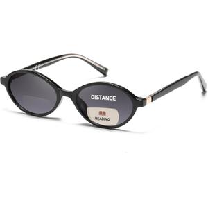 Oval Bifocal Reading Sunglasses Glasses for Women UV Protection Sun Readers Retro Fashion Frame Vintage Eyewear PT2009