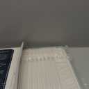 ZIKIBL Stone Bath Mat Diatomaceous Earth Shower Mat Non-Slip Super Absorbent Diatomite Stone Mats for Bathroom Floor/Ktichen Cuonter Quick-Drying Easy to Clean (24''*16''White)