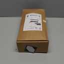 9.45" Tall Teal Vase Hand Blown Glass Vase Green, Modern Teal Home Centerpieces Wide Mouth Vases for Bud&Flower Decor - Ideal Living Room, Kitchen, Wedding, Dining Table, Office Center Table