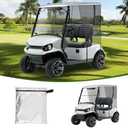 Toriexon 2 Passenger Golf Cart Sun Shade Cover for Yamaha G14 G16 G22 G29 Drive2, Encrypted Polyester Mesh Shield, UV Protection & Heat Isolation, Golf Cart Cover for Yamaha Cart, 53'' x 45.25'', Size M