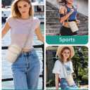 Small Crossbody Bags for Women, Puffy Mini Cross body Cell Phone Shoulder Purse Bag Handbag Travel Wallet with RFID Blocking