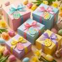 St. Patricks Day Ornaments, 48 Pcs Wooden Ornaments for St Patricks Easter Tree, St Patricks Hanging Ornaments with Twine for Small Tabletop Trees, Tiered Trays, Walls (Modern)