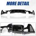 Rear Bumper Diffuser Compatible with 14-20 BMW 4 Series F32 F33 F36 MSport