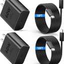 60W USB C Super Fast Charger Type C Android Phone Charger Fast Charging Block with 10ft USB-C to USB-C Cord Compatible with Samsung Galaxy S26 Ultra/S26/S26+/S25/S25 Ultra/S25+/S24, MacBook, iPad