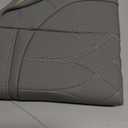 1-Pack Leather Front Car Seat Covers - Bottom Car Seat Covers Fully Wrapped, Non-Slip and Waterproof, Fits Most Vehicles Gray