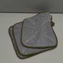 ZOMCHI 3 Pack Exfoliating Washcloth, Premium Facial and Body Wash Cloths with Softness and Scrubbing Two Sides, Bath Cloths for Women and Men (Smoke)