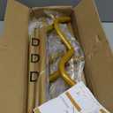 7.2FT Round Balloon Arch Stand,Gold Arch Backdrop Stand for PartiesMetal Circle Wedding Arch Heavy Duty for Ceremony Birthday Party Anniversary Bridal Graduation Decoration