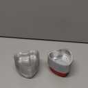 Honeydak Heart Shaped Mini Cake Pan Valentine's Day Aluminum Foil Small Cake Cup with Lids 100 Ml/ 3.4 Ounces Disposable Desserts Baking Tins for Mother's Day Wedding Parties, 3 Colors(24 Sets)