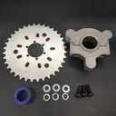 Rubber Hub Adapter & 36T 3, 6, 9 Hole Sprocket Assembly for 2 Stroke 80cc Motorized Bicycle