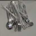 Dnalrhoi 24-Piece Silver Korean Silverware Sets Mirror Polished Stainless Steel Modern Flatware Cutlery Set Service for 6 Including Forks Spoons Knives Kitchen(Silver)