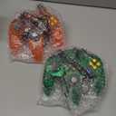 miadore 4 Pack Classic 64 Controller, Wired N64 Controllers with Upgraded Joystick (Non PC USB Version) (Black/Clear Green/Clear Blue/Clear Orange)