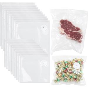 40PCS Reusable vacuum seal bags for food - 20PCS Large (13.410.2") And 20PCS Small (8.38.7") Compact Vacuum Sealer Bags, Leak-Proof Odor-Resistant for Refrigerator Outdoor Travel Food Storage