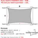 SUNNY GUARD Sun Shade Sail 10' x 13' Rectangle Sand UV Block Sunshade for Backyard Yard Deck Patio Garden Outdoor Activities and Facility(We Make Custom Size)