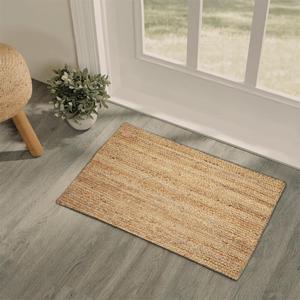 Rectangular Handmade Area Rug (Natural Beige, 2 x 3) | 100% Natural Jute | Kid/Pet Friendly | Easy to Care | Stylish Braided Texture for Home Decor, Living & Dining Room