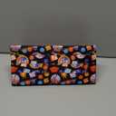 Large Playing Card Holder for Poker Canasta Bridge Games Bingo Card Holder for Pull Tabs Gambling Tickets Bingo Stuff Supplies Family Game Night Accessories for Adults Seniors (Black/Purple)