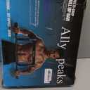 Ally Peaks Pull Up Bar for Doorway | Thickened Steel Max Limit 440 lbs Upper Body Fitness Workout Bar| Multi-Grip Strength for Doorway | Indoor Chin-Up Bar Fitness Trainer for Home Gym Portable (silver2)